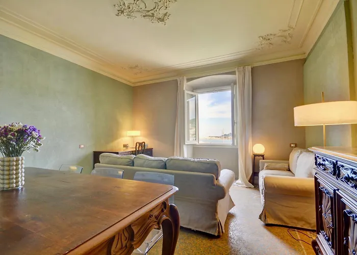 Le Sorelle - Elegante Fronte Mare - 6 Posti Letto - Con Posto Auto Privato * Rapallo