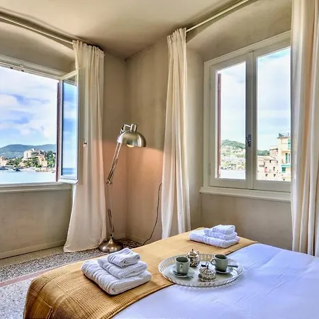 Le Sorelle - Elegante Appartamento Fronte Mare - 6 Posti Letto - Con Posto Auto Privato Рапалло