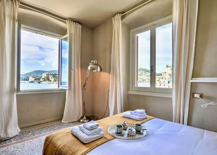 Apartamento Le Sorelle - Elegante Fronte Mare - 6 Posti Letto - Con Posto Auto Privato Rapallo